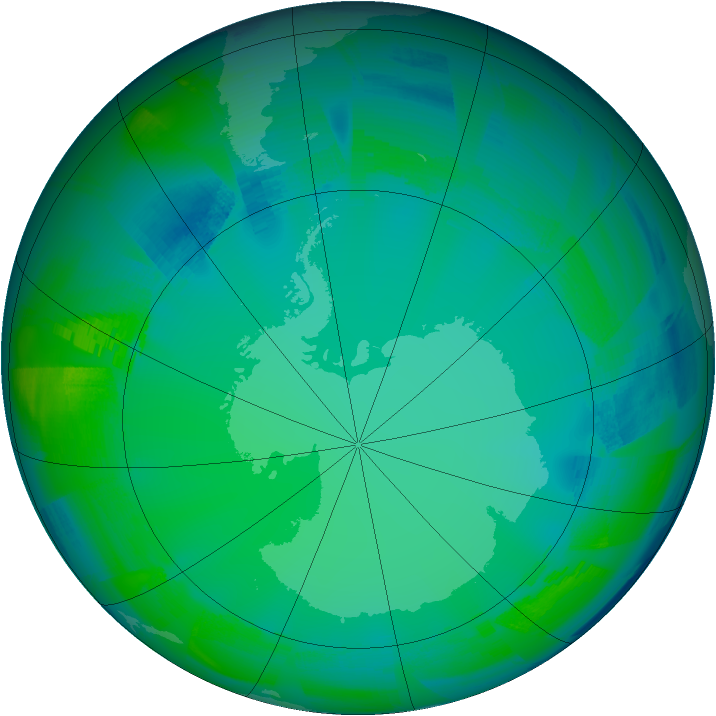 Ozone Map 2009-07-17